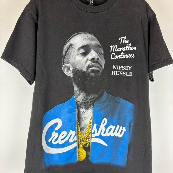 Other - Mens Nipsey Hussle The Marathon Continues black cotton t-shirt